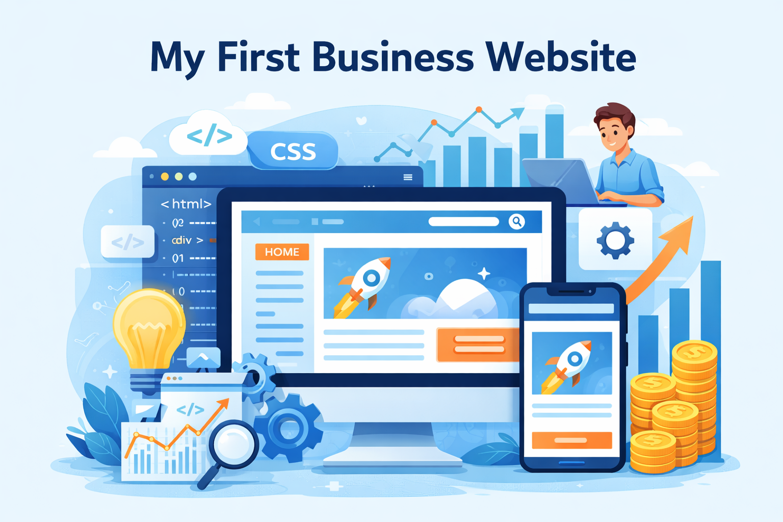 Meu Primeiro Site de Negócios